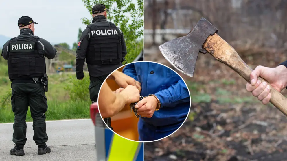 sekera útok polícia