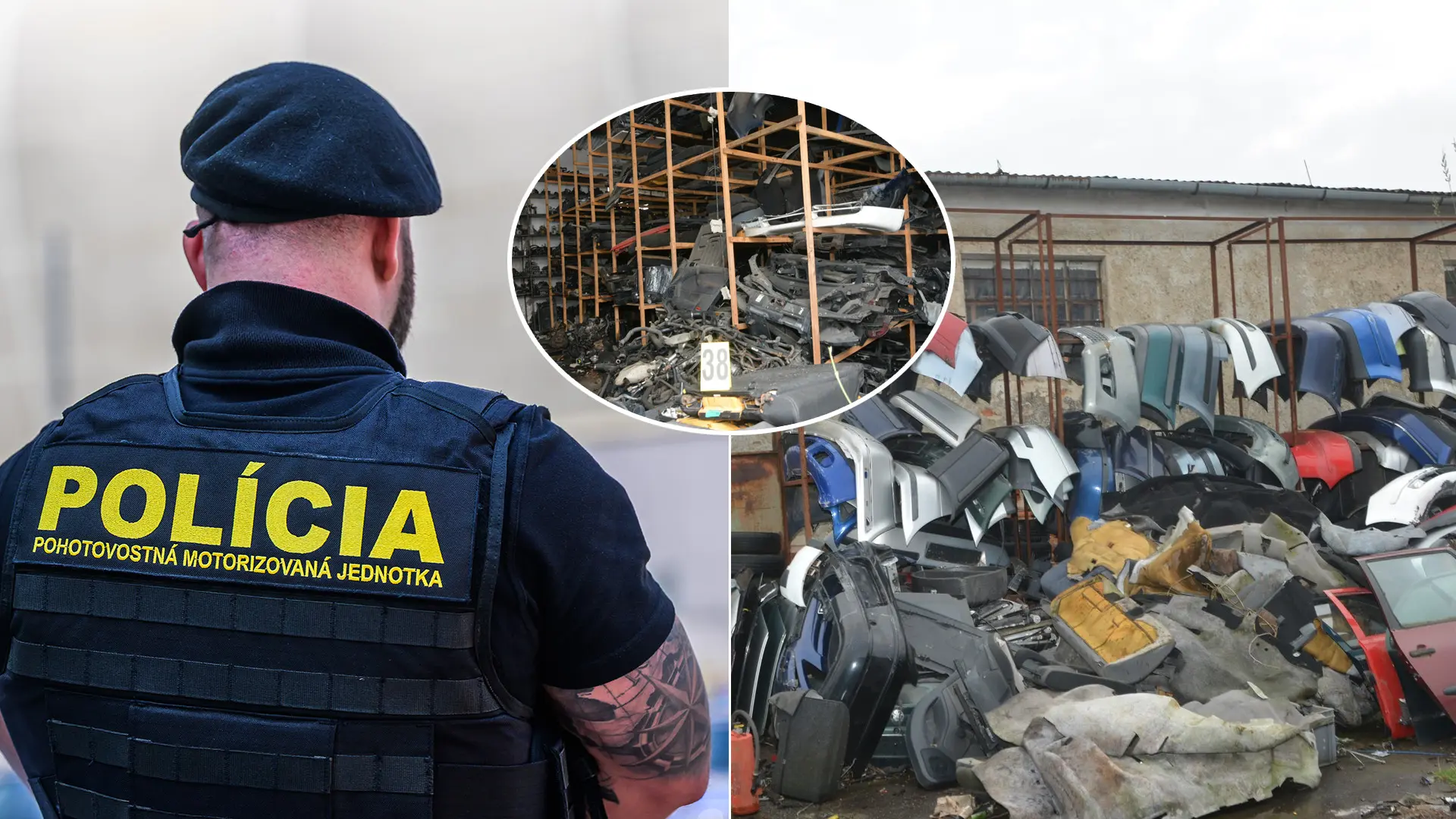 nelegálne vrakovisko v Michalovciach