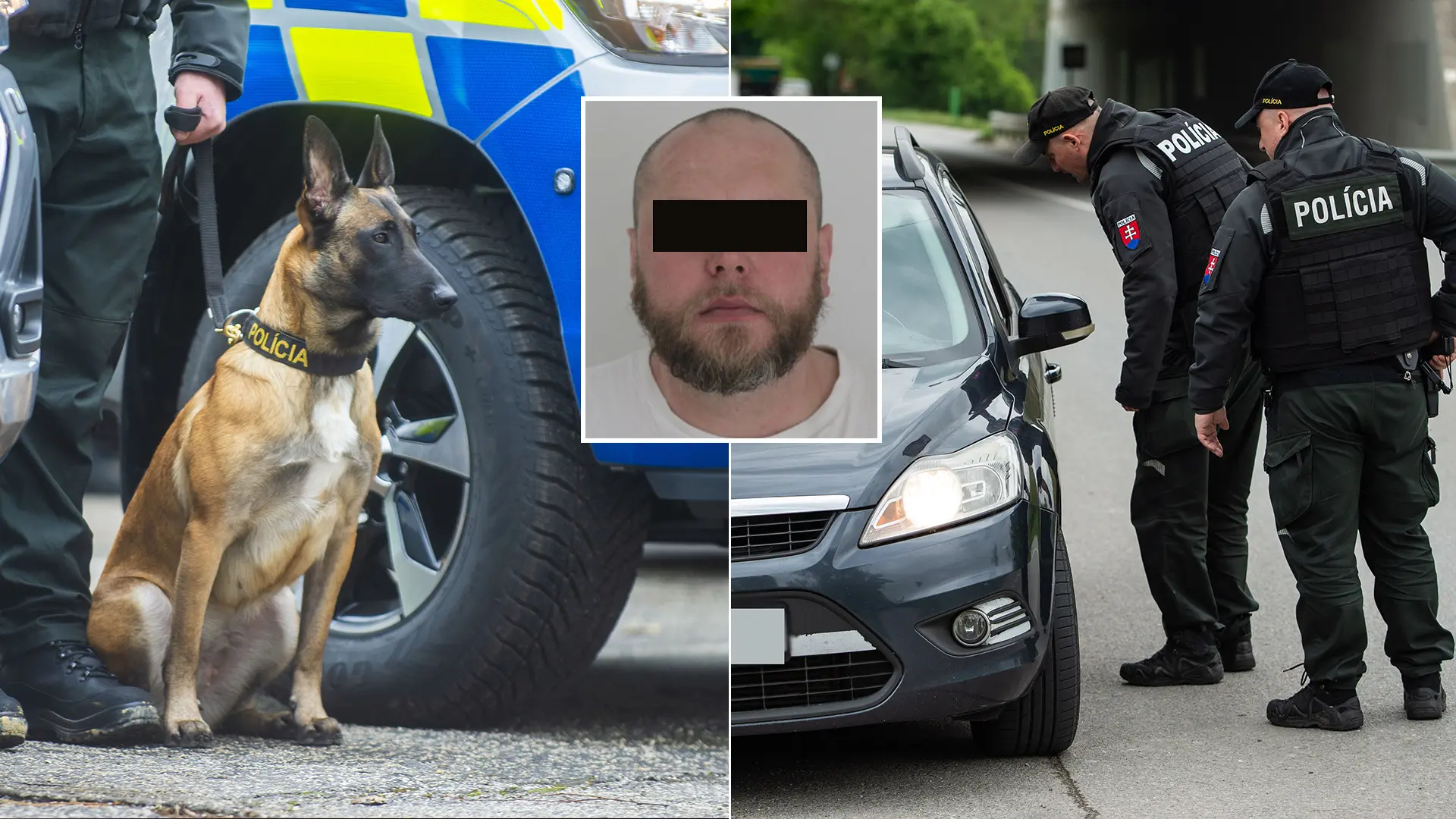 pátranie muž polícia