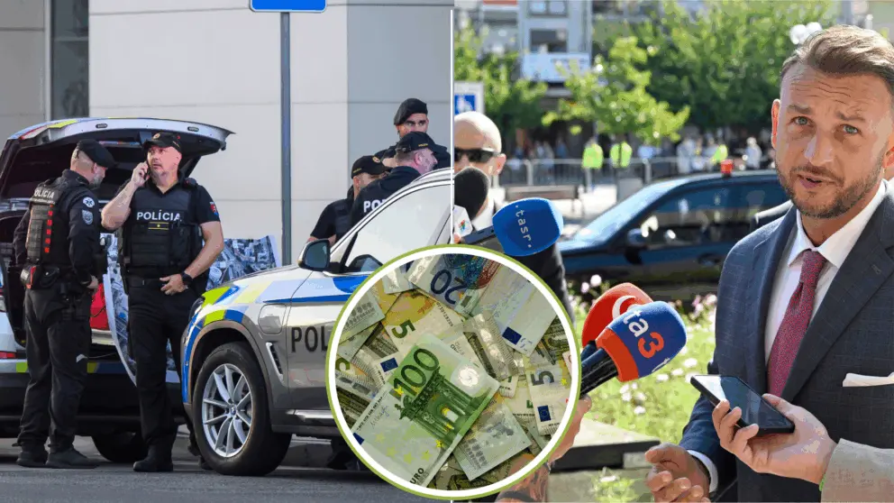 policajti zhromaždenie