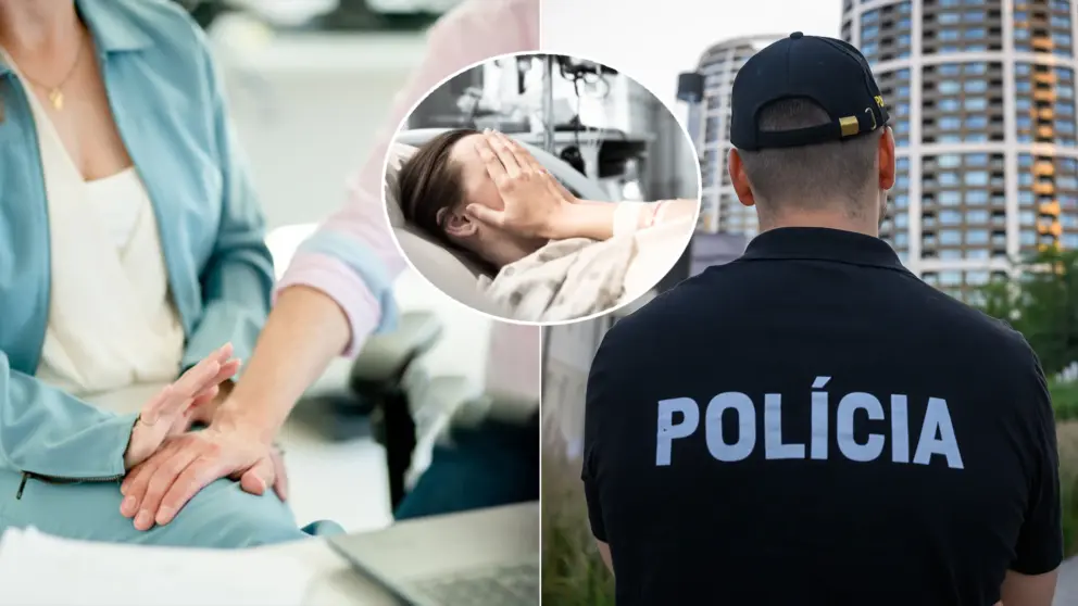 žena obťažovanie muž policajt