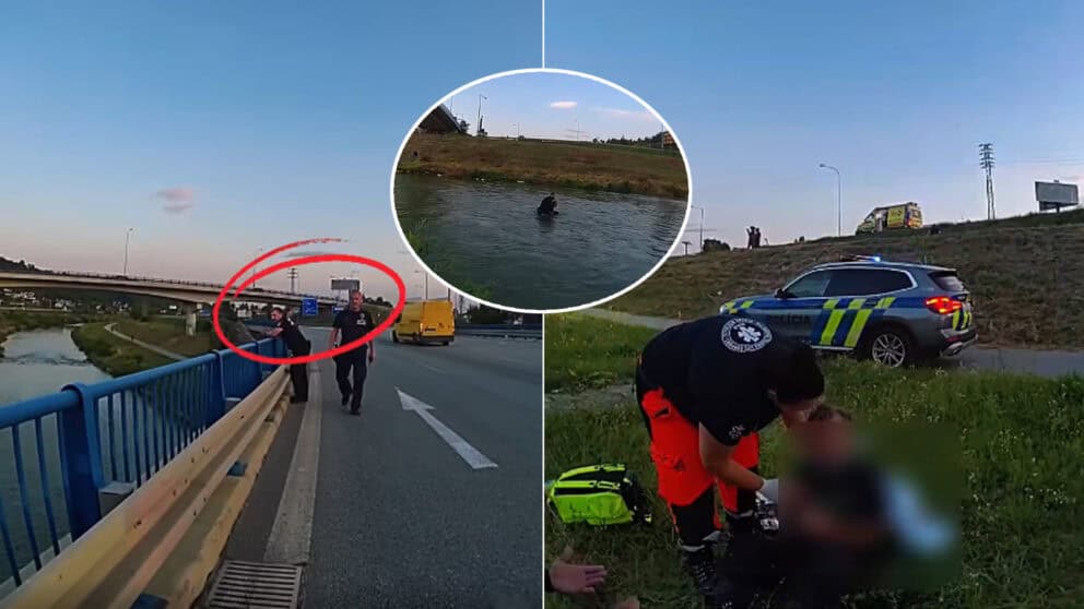 muž skok do rieky Hornád polícia