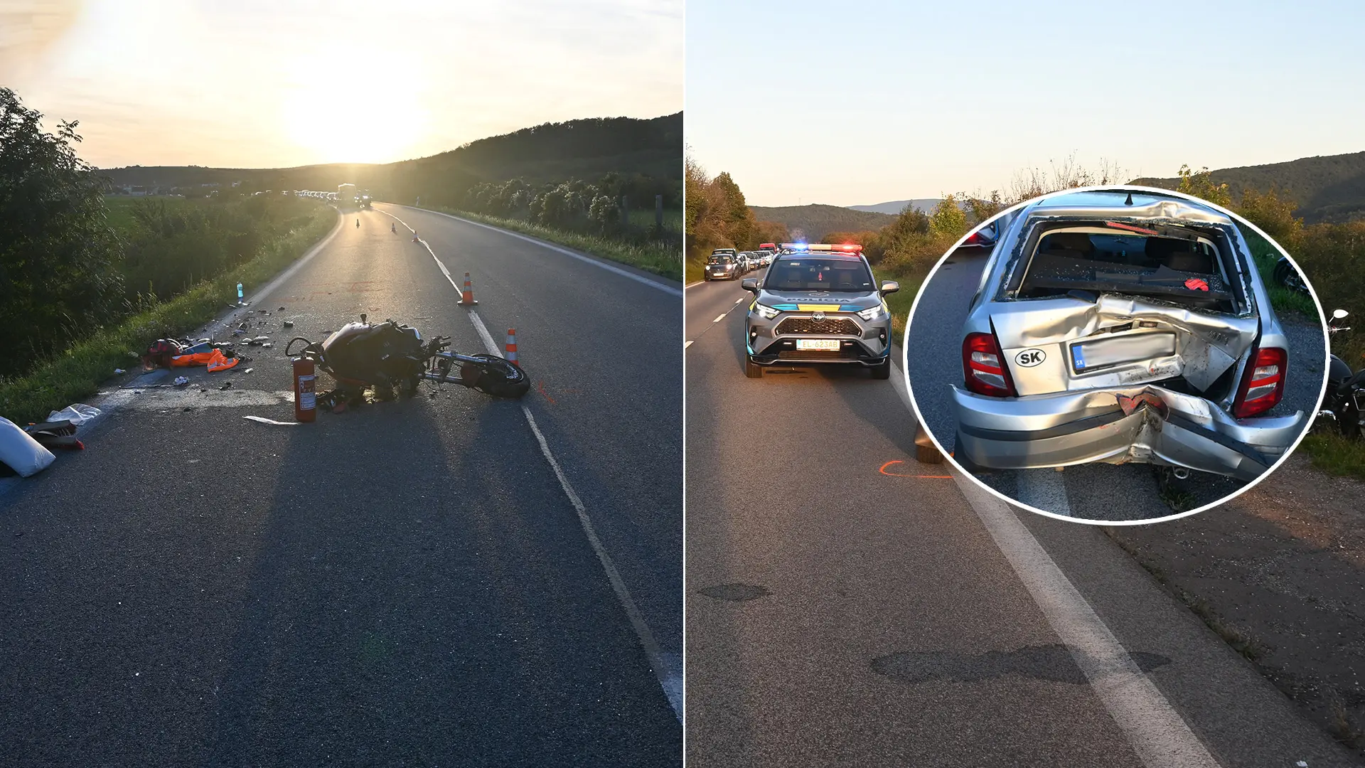 nehoda medzi Hornými a Dolnými Vestenicami