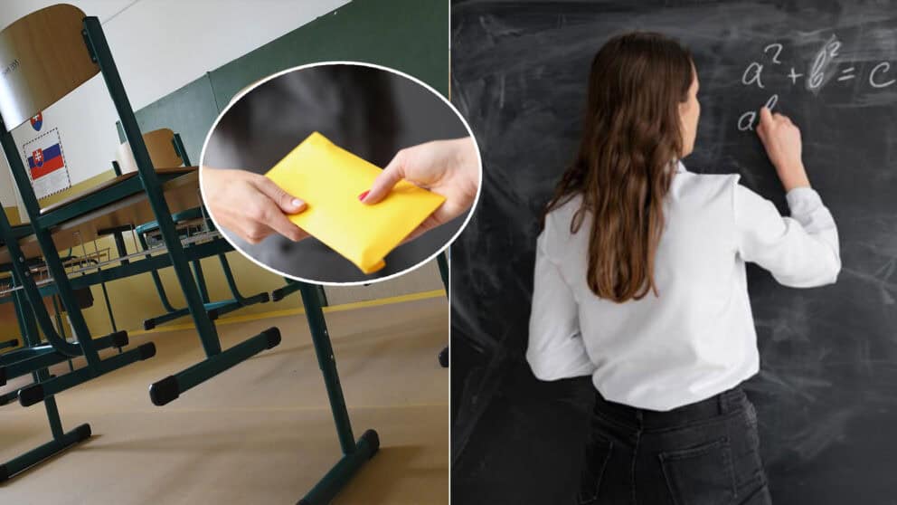 úplatok škola učiteľ