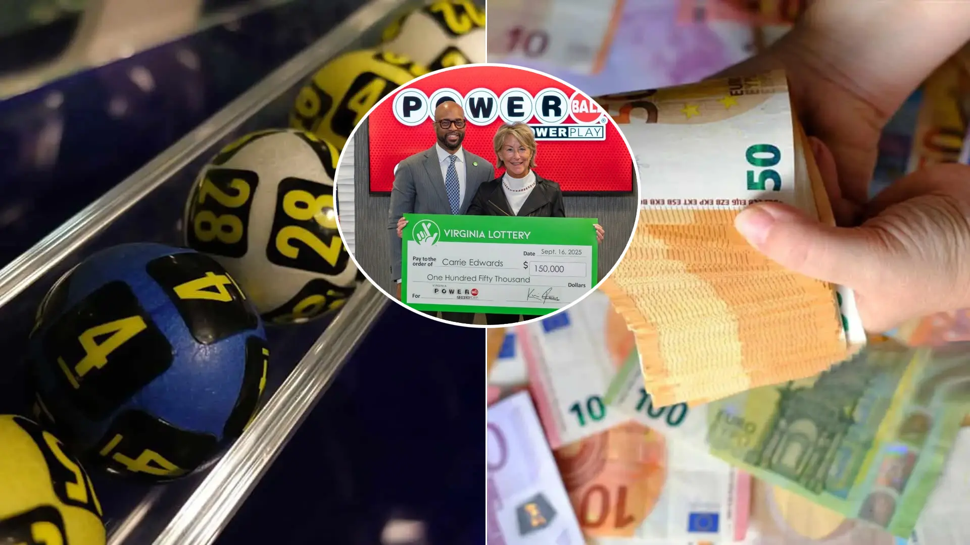 Carrie Edwardsová výhra lotéria