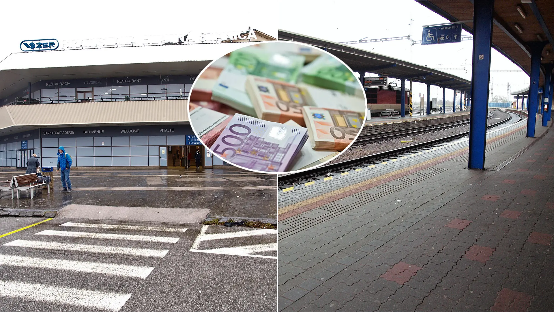 Hlavná železničná stanica v Bratislave rekonštrukcia peniaze