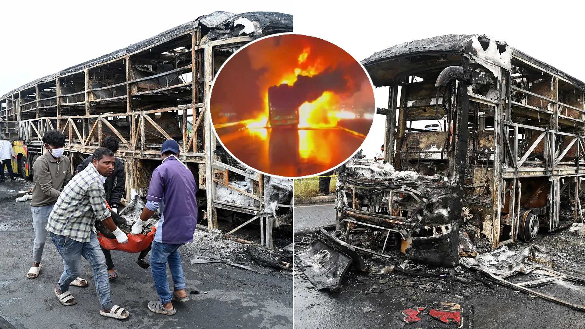 Požiar autobusu v Indii