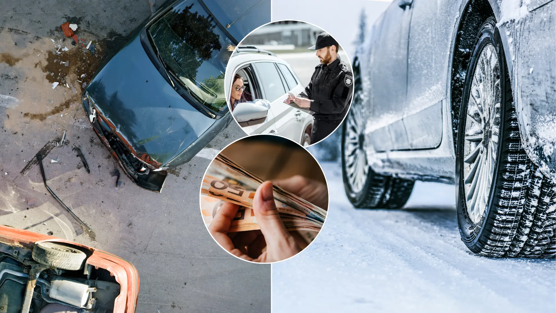 pokuta, zimné pneumatiky