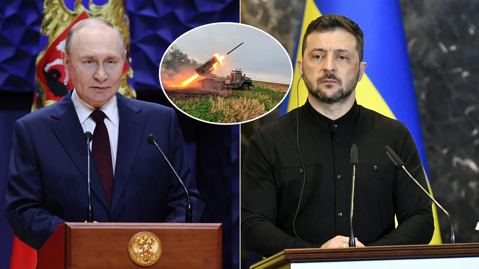 Vladimir Putin Volodymyr Zelenskyj Rusko Ukrajina vojna