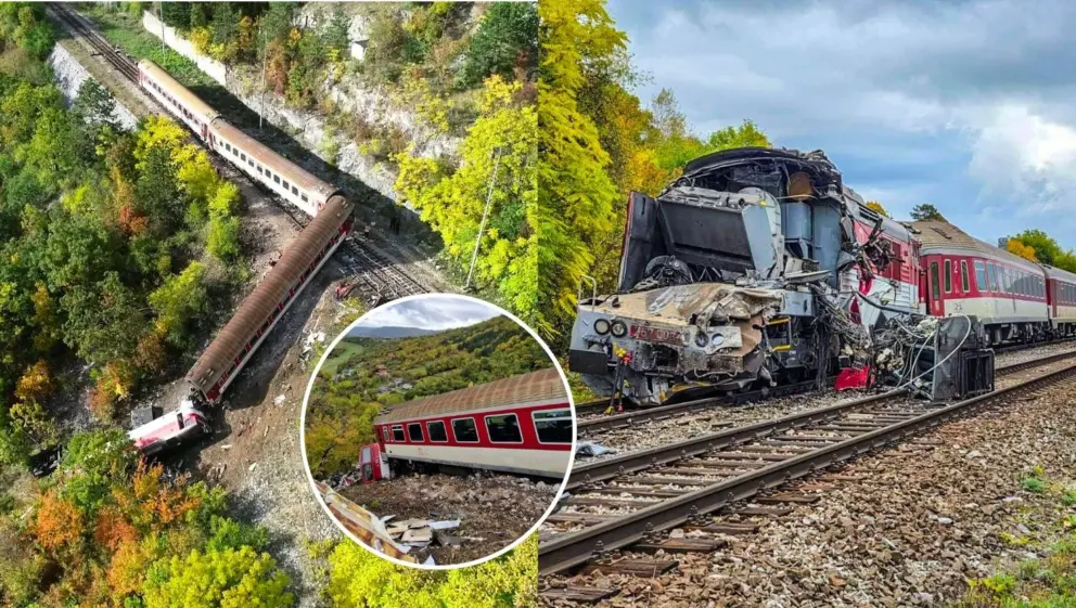 Nehoda dvoch rýchlikov, ku ktorej došlo 13. októbra pri obci Jablonov nad Turňou v okrese Rožňava