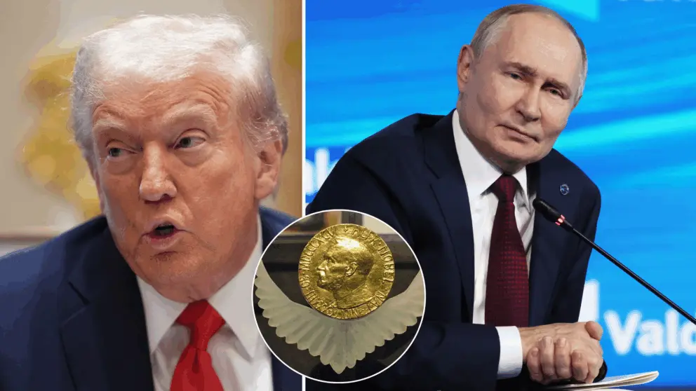 Putin, kritika, Nobelova cena