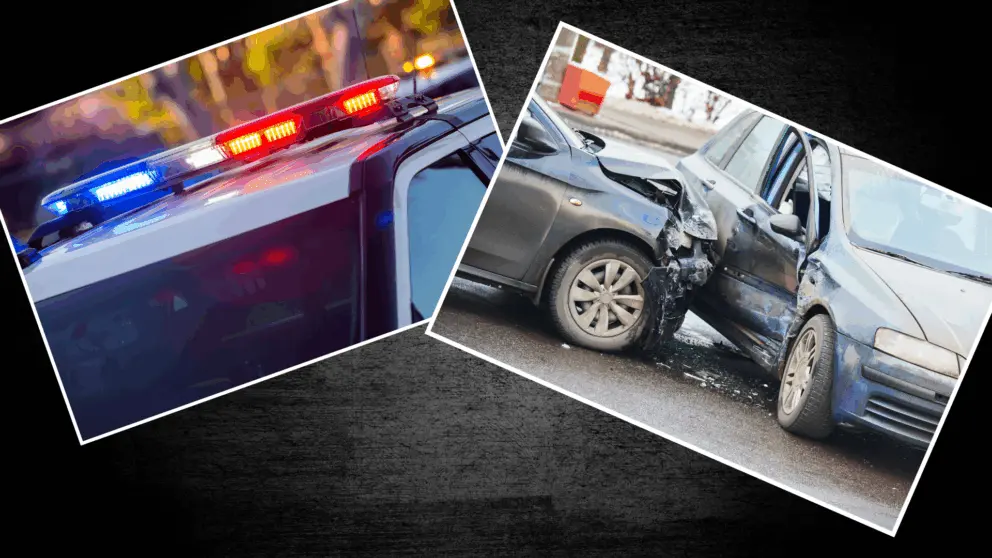 polícia, nehoda, ilustračné