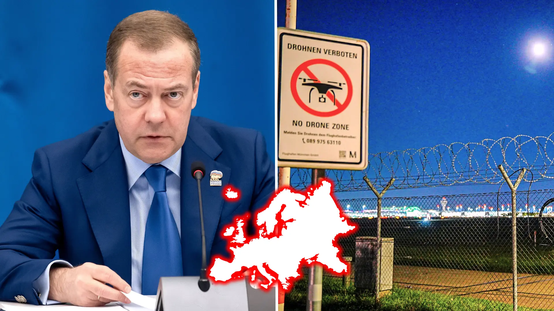 Medvedev, vyhrážky, Európa