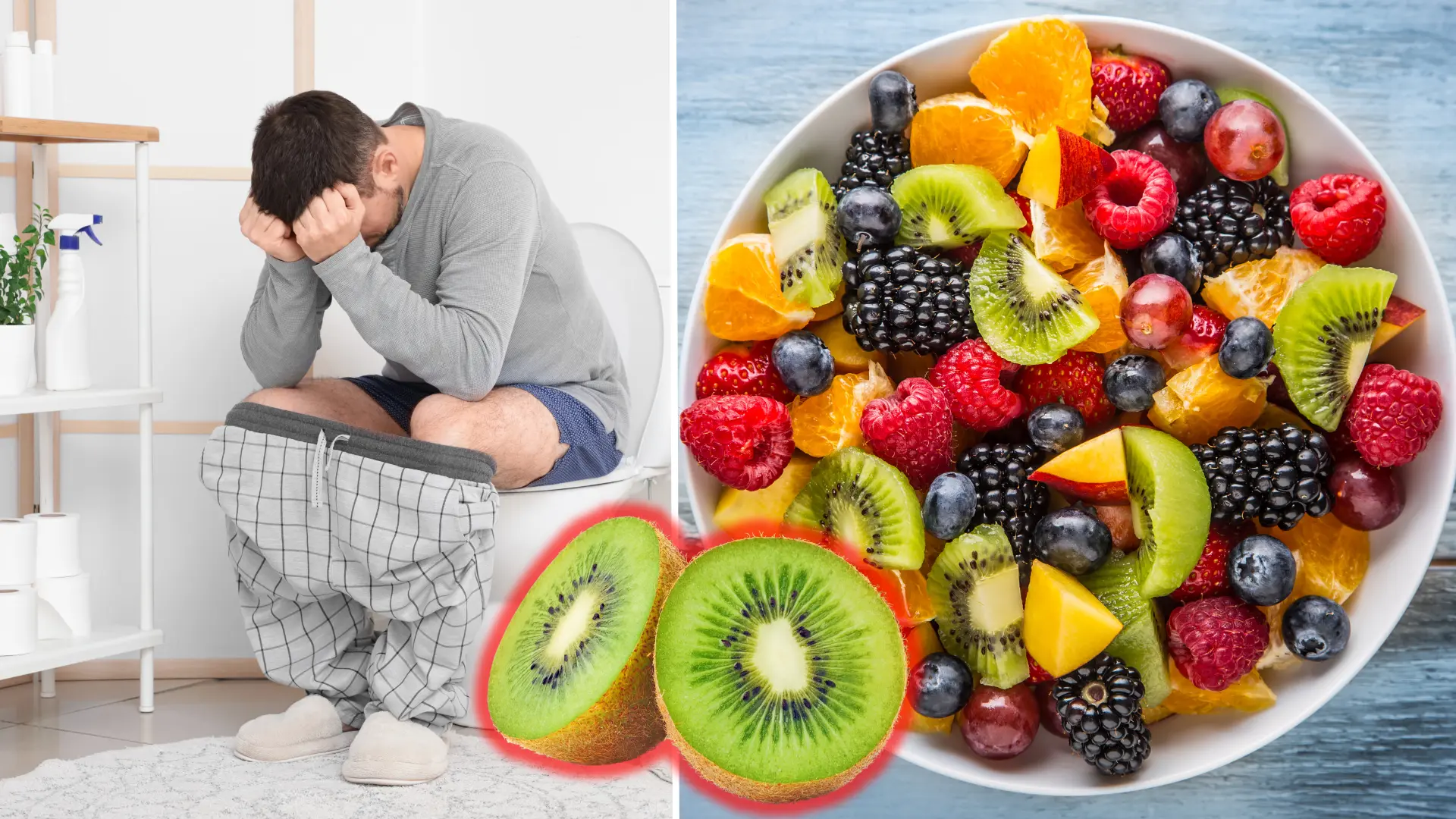 ovocie, zápcha, trávenie, kiwi