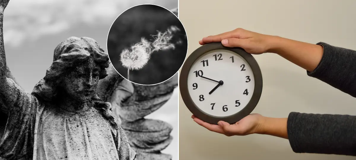 anjel strážny, hodiny, púpava