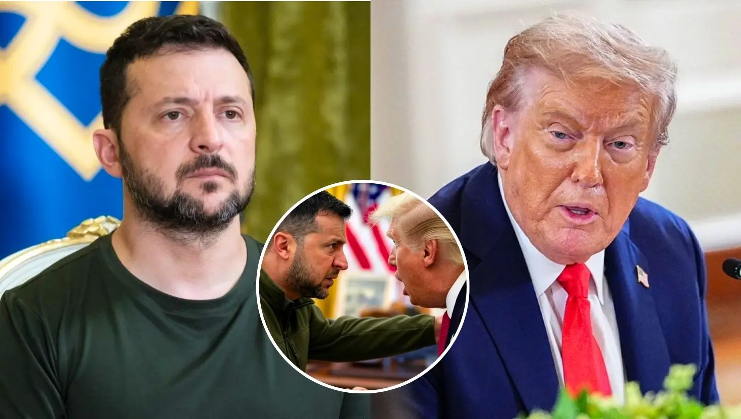 Volodymyr Zelenskyj a Donald Trump.