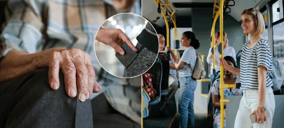 dôchodca, krádež, MHD