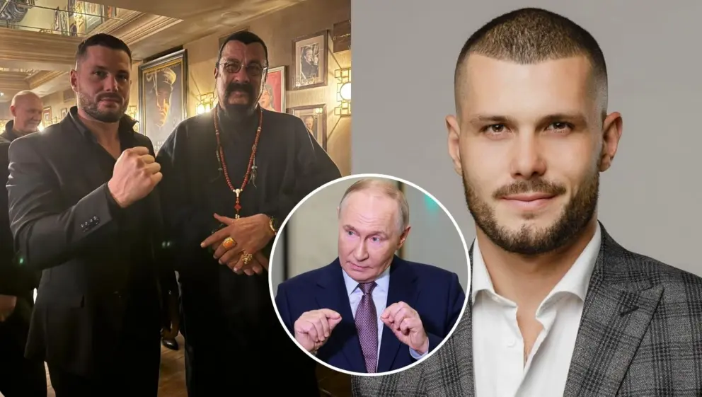 Richard Glück sa v Moskve stretol aj s americkým hercom Stevenom Seagalom.