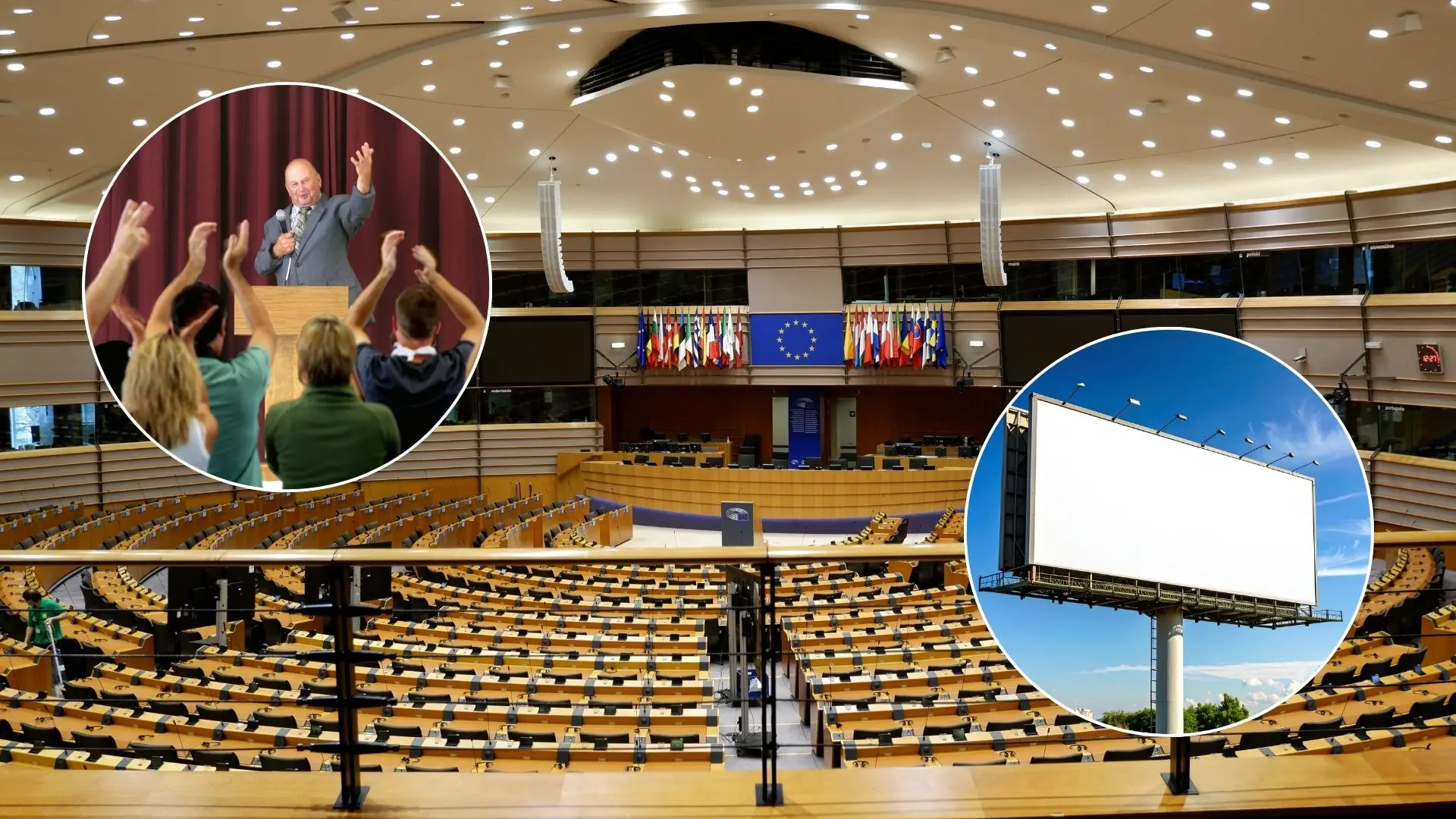 parlament politika reklama bilbord