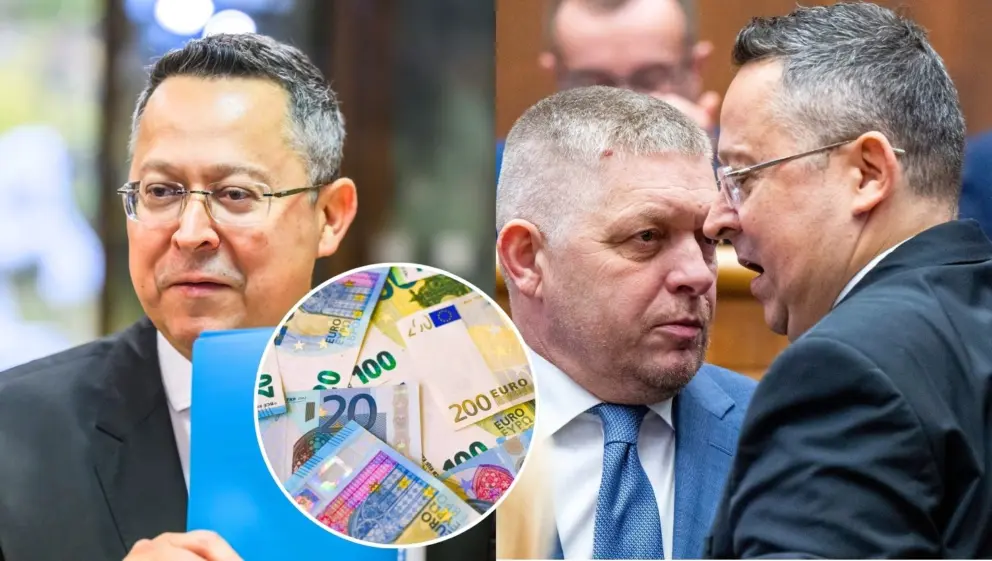 Ladislav Kamenický a Robert Fico.