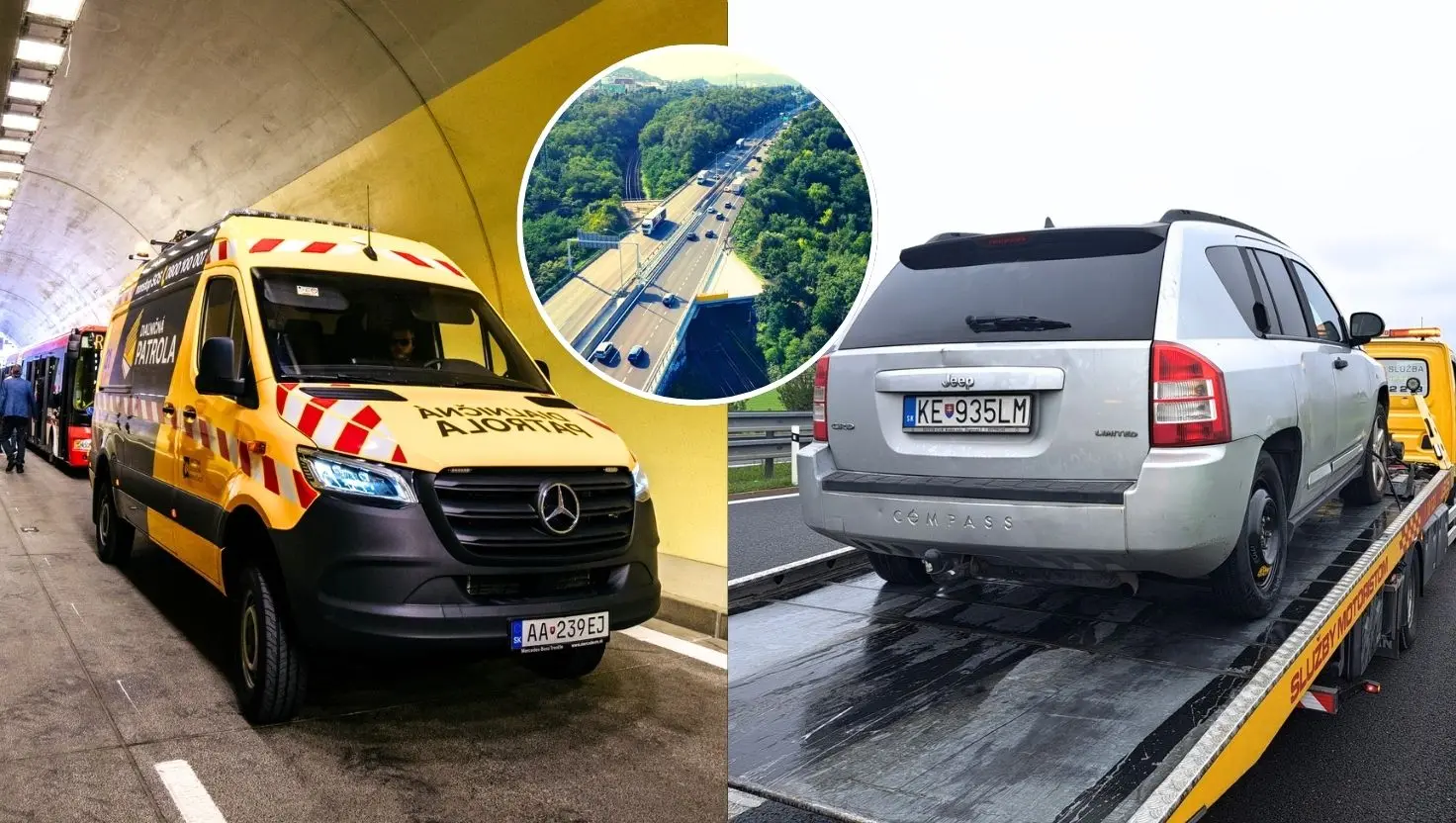 Diaľničná patrola je nepretržite k dispozícii.