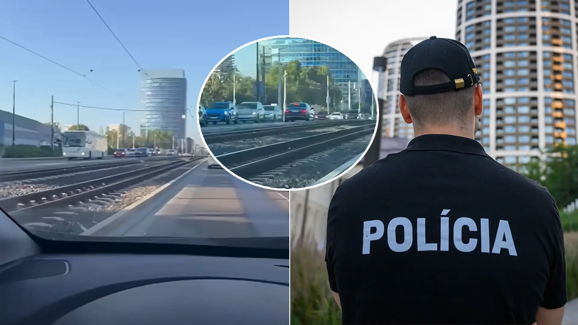 štátna limuzína polícia protismer Bratislava