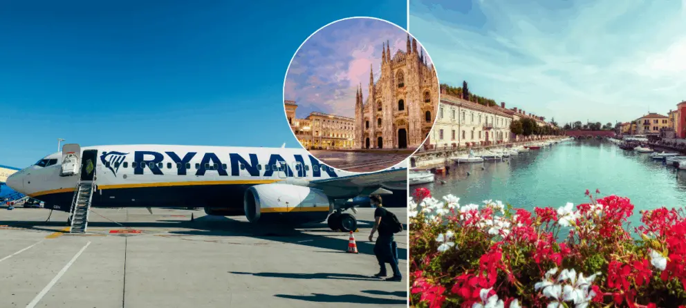 Ryanair, Miláno