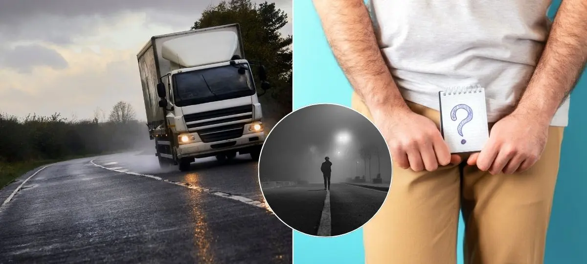 kamión, nuž, obnažovanie