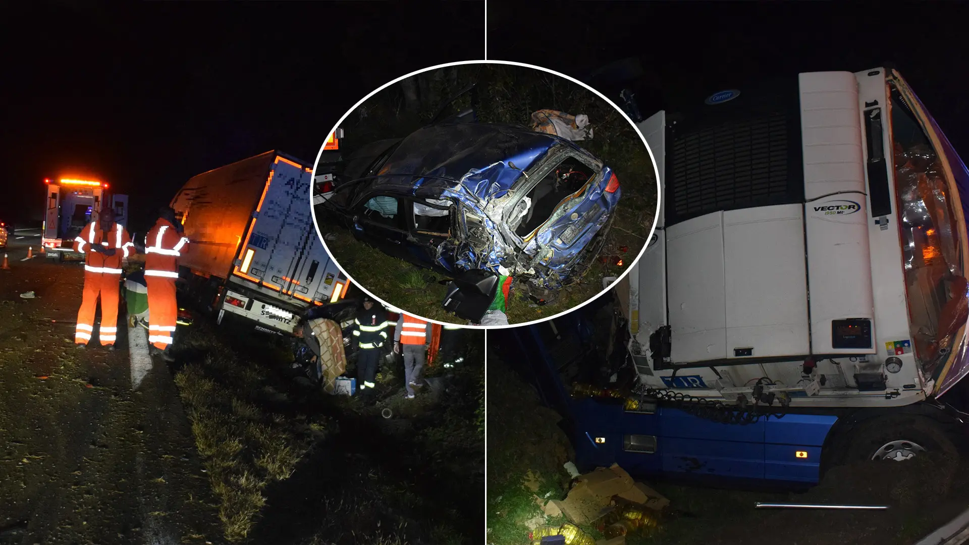 nehoda D1 kamión auto