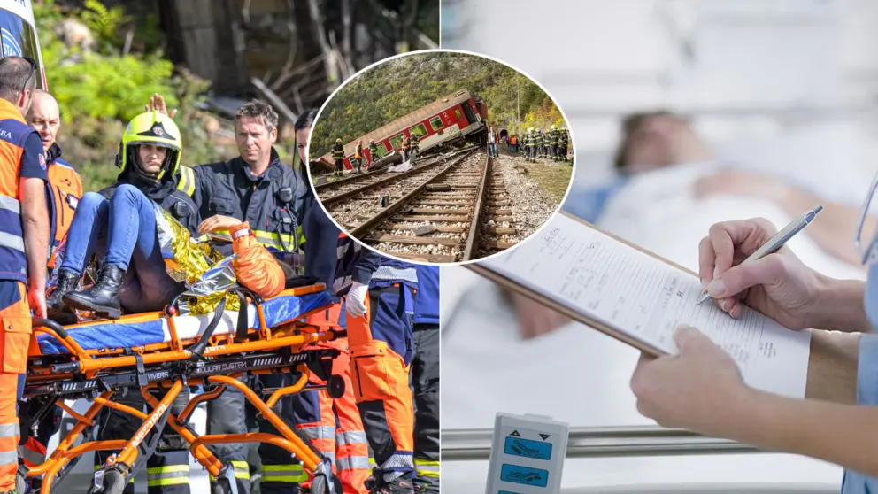 nemocnica nehoda vlakov pri Rožňave