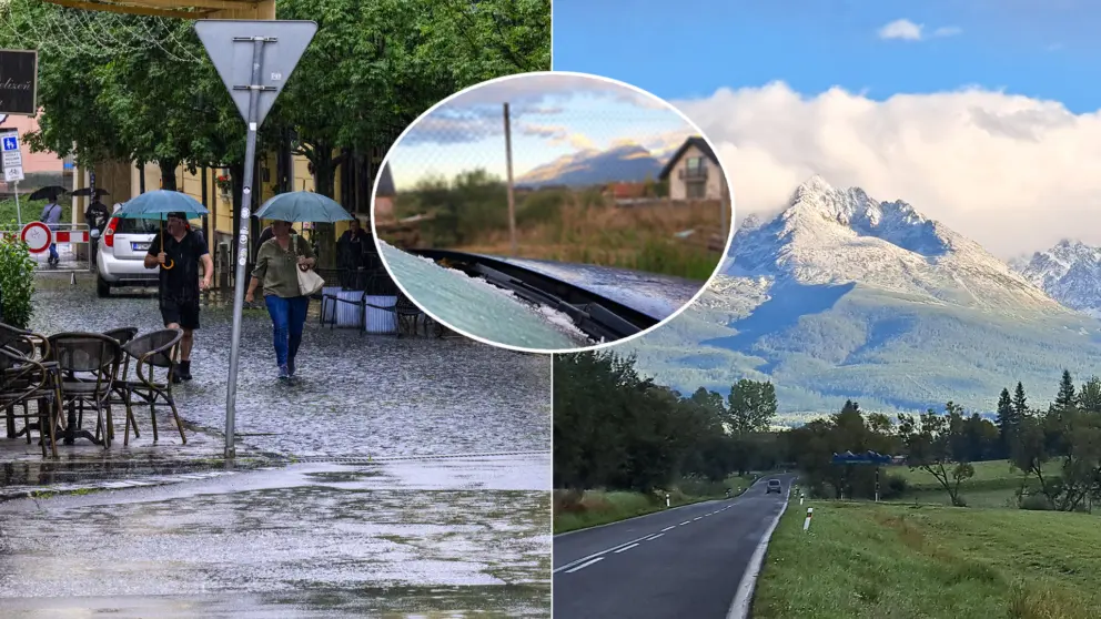 počasie dážď sneh mráz Tatry