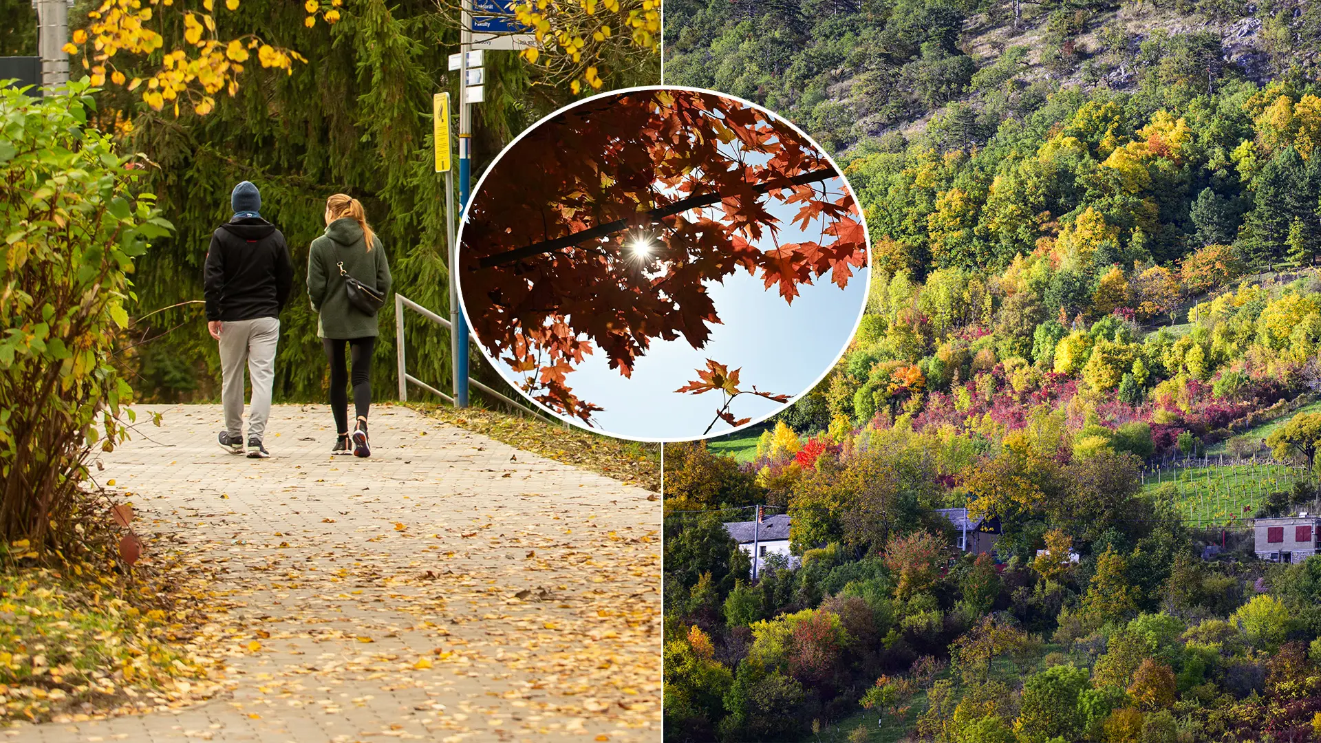 počasie jeseň slnko