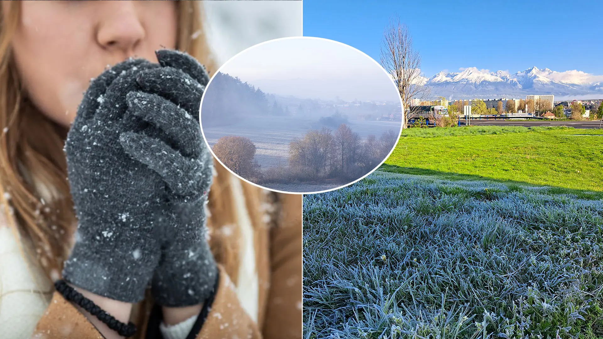 námraza mrazy počasie