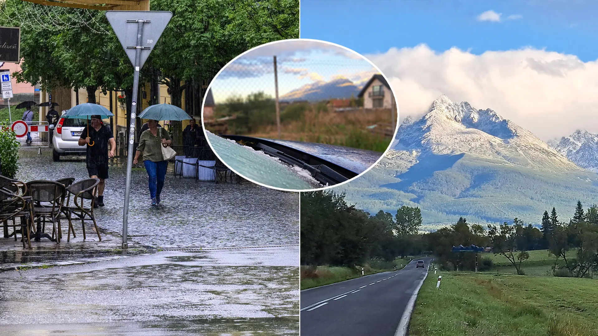 počasie dážď sneh mráz Tatry