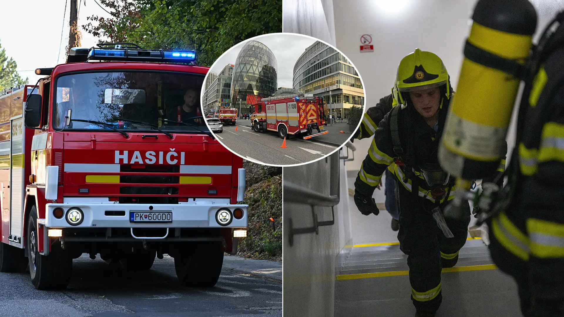 požiar nákupné centrum Bratislava