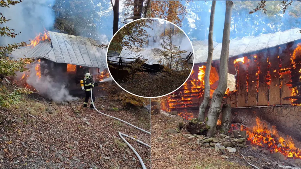 požiar v Oščadnici