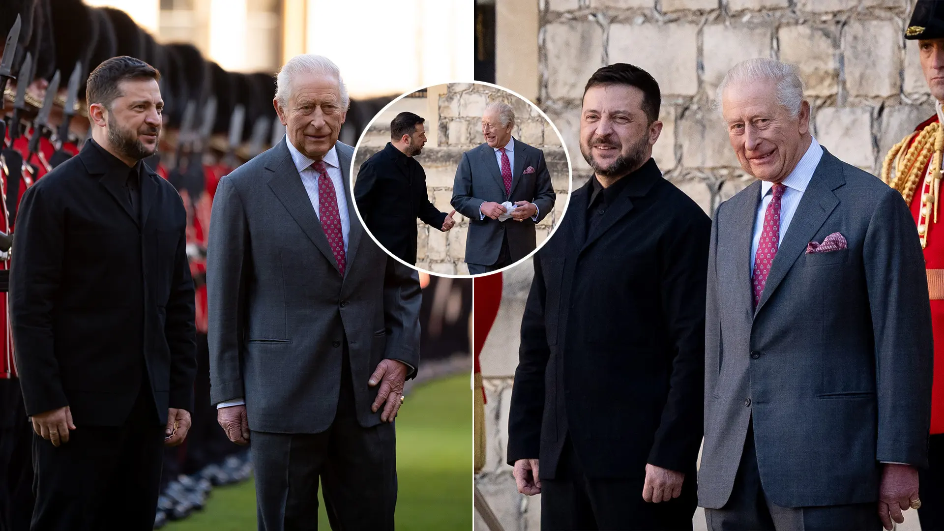 ukrajinský prezident Volodymyr Zelenskyj a britský kráľ Karol III