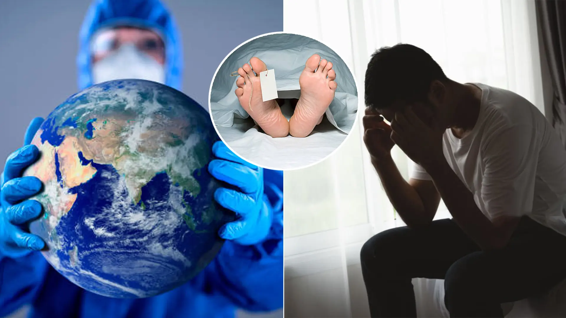 smrť pandémia svet depresia