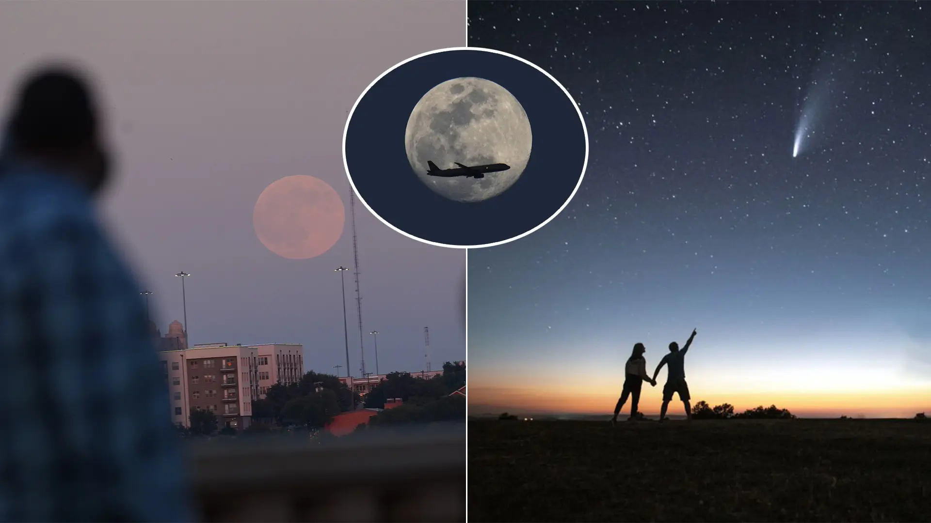 supermesiac hviezdy obloha