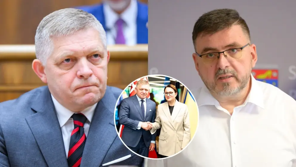 Robert Fico (vľavo) a Jozef Božik (vpravo).
