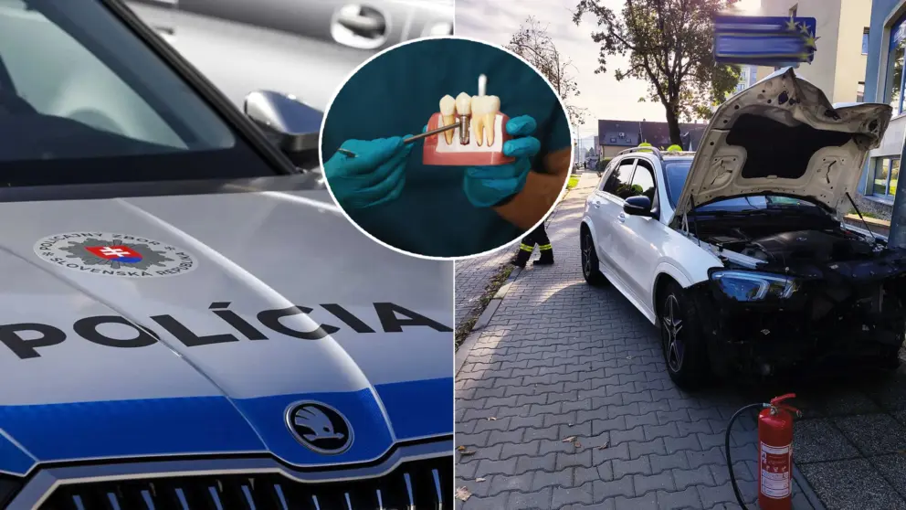 zubár Prievidza nehoda alkohol polícia