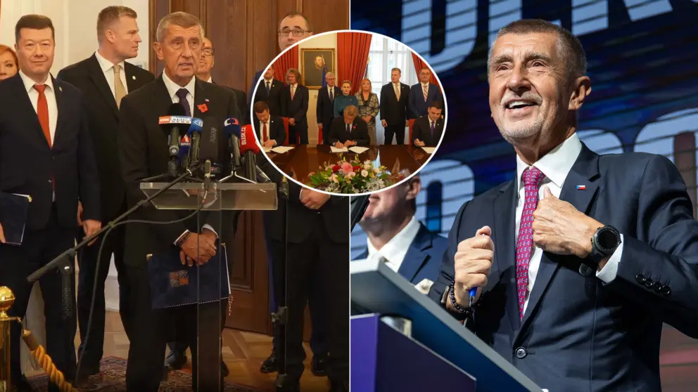 Andrej Babiš koaličná zmluva ANO, SPD a Motoristé