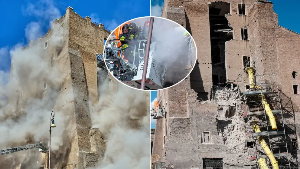 Rím veža zrútenie