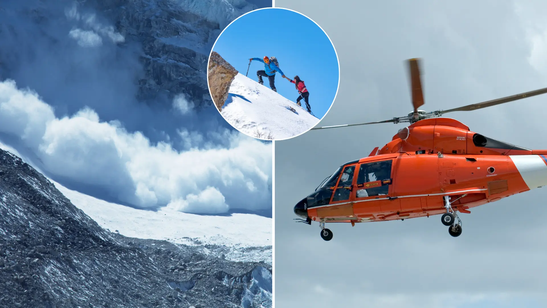 lavína, horolezci, Alpy