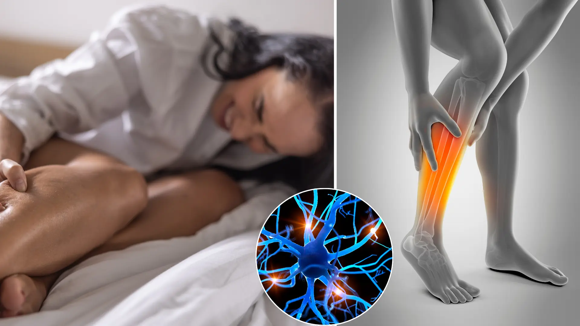 nohy, nepokojné, syndróm