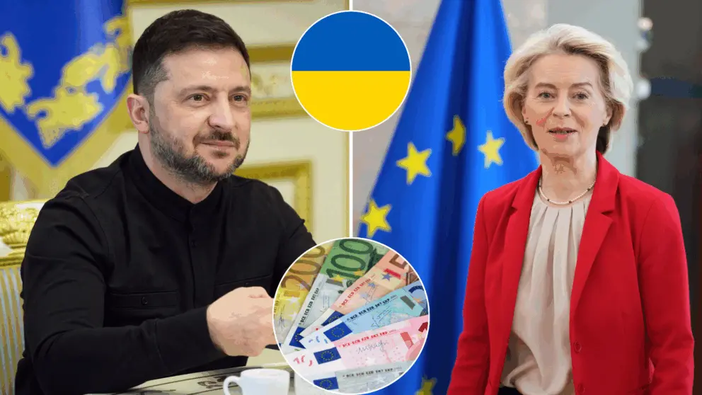 Zelenskyj, von der Leyen, komisia